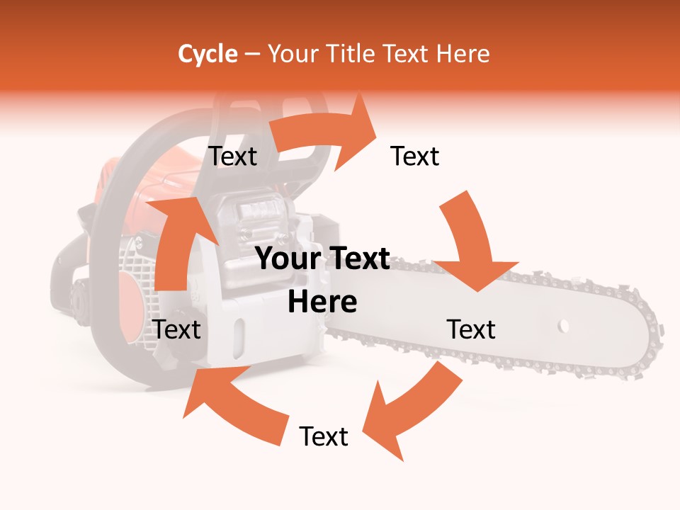 Construction Orange Industry PowerPoint Template