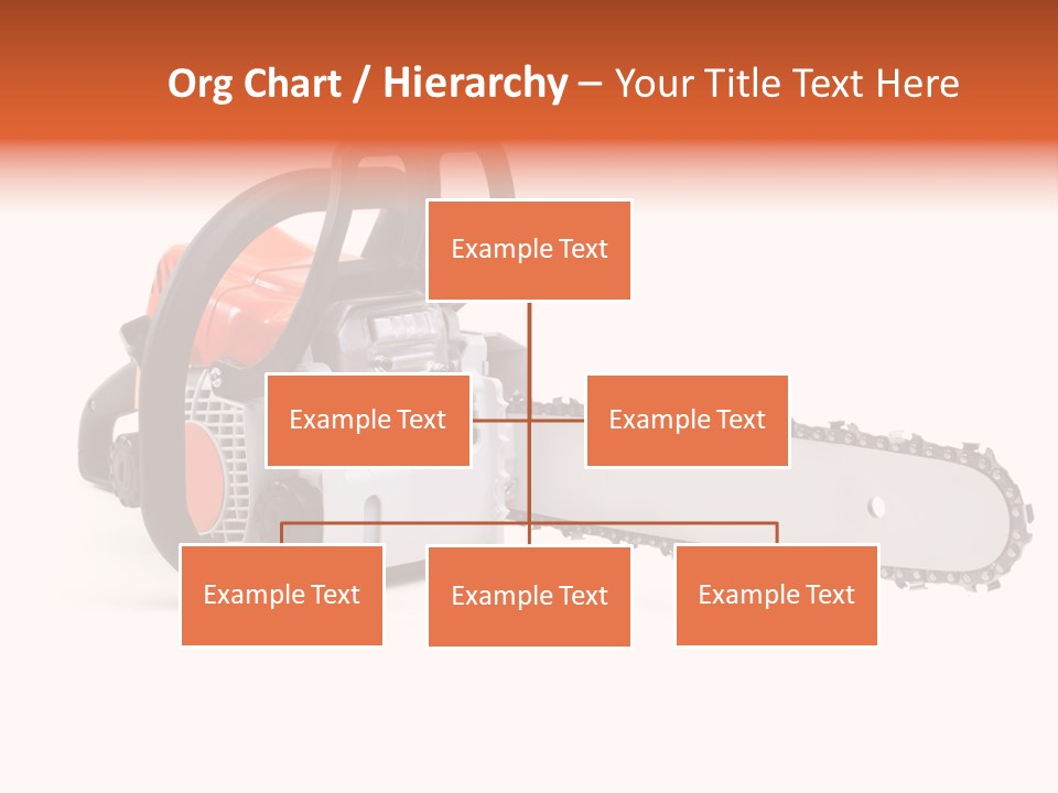 Construction Orange Industry PowerPoint Template