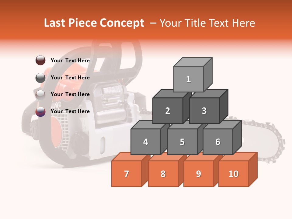 Construction Orange Industry PowerPoint Template