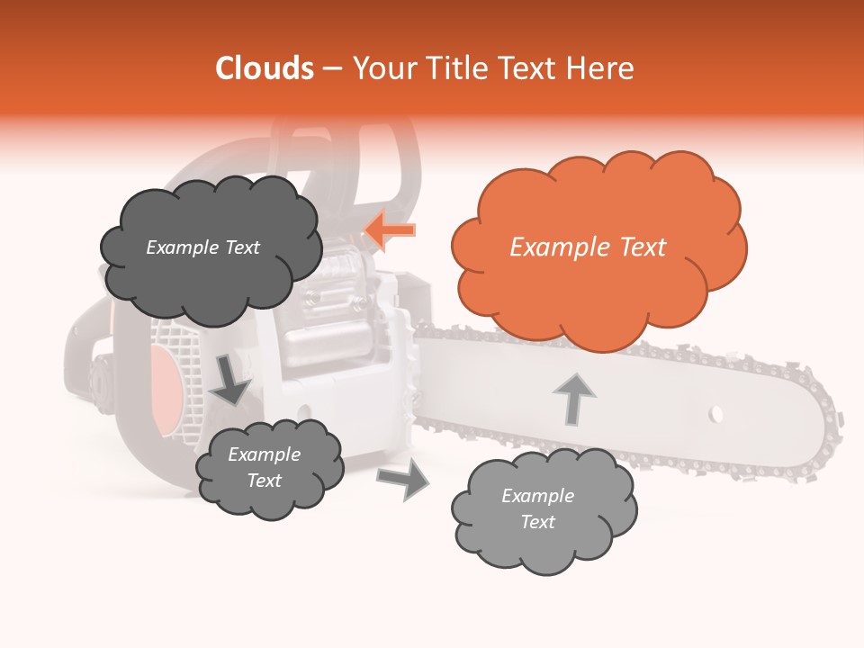 Construction Orange Industry PowerPoint Template