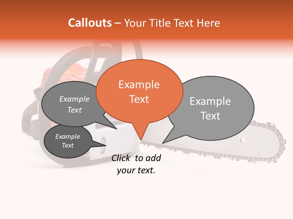 Construction Orange Industry PowerPoint Template