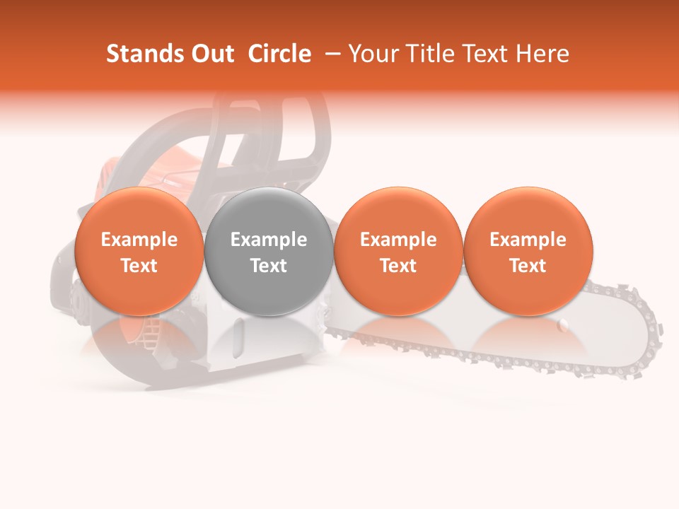 Construction Orange Industry PowerPoint Template