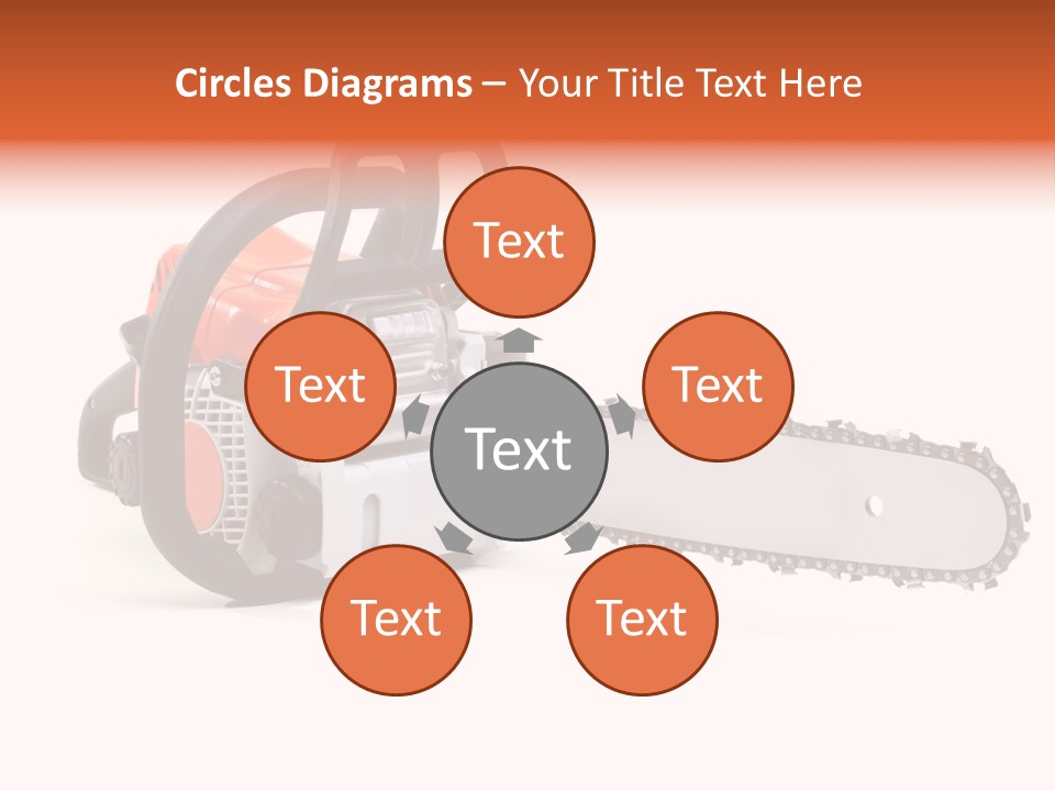 Construction Orange Industry PowerPoint Template