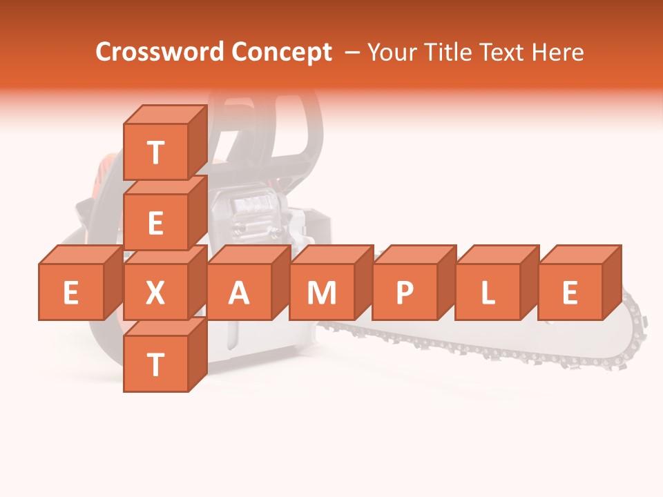 Construction Orange Industry PowerPoint Template