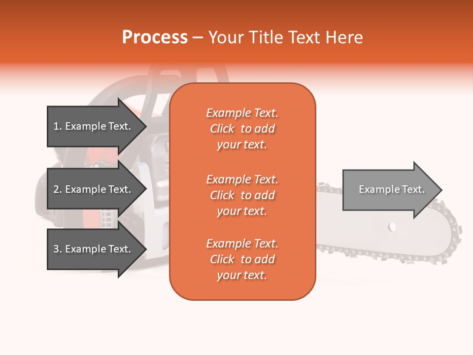 Construction Orange Industry PowerPoint Template