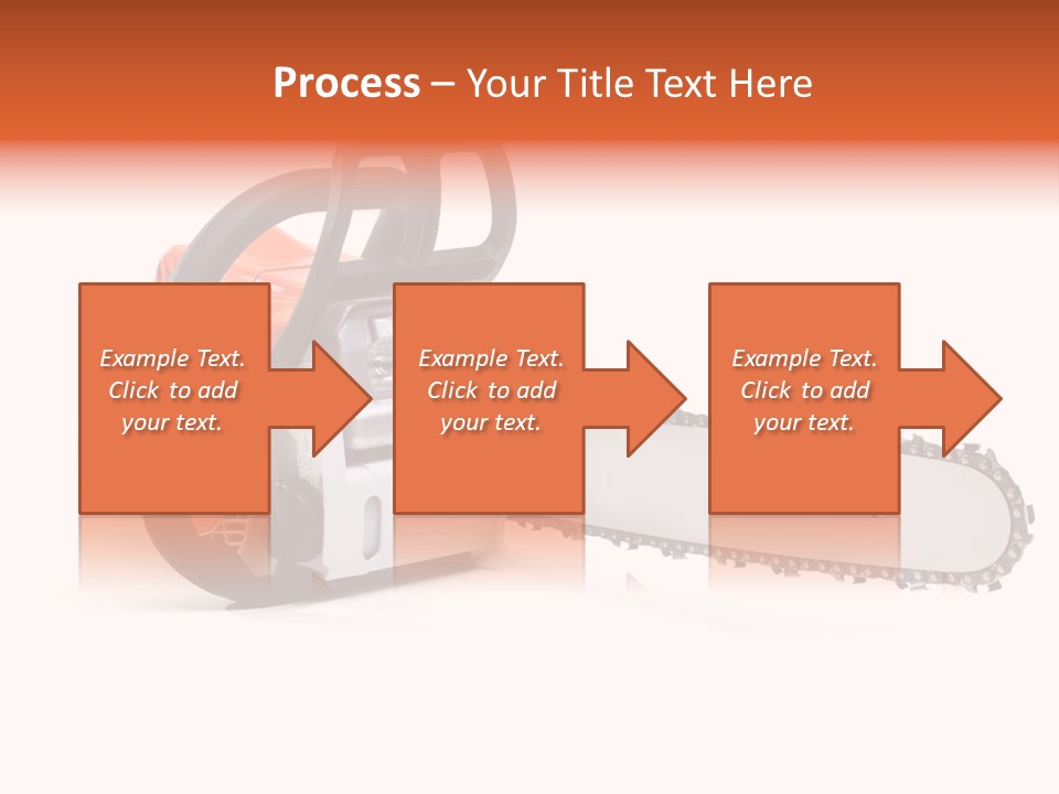 Construction Orange Industry PowerPoint Template