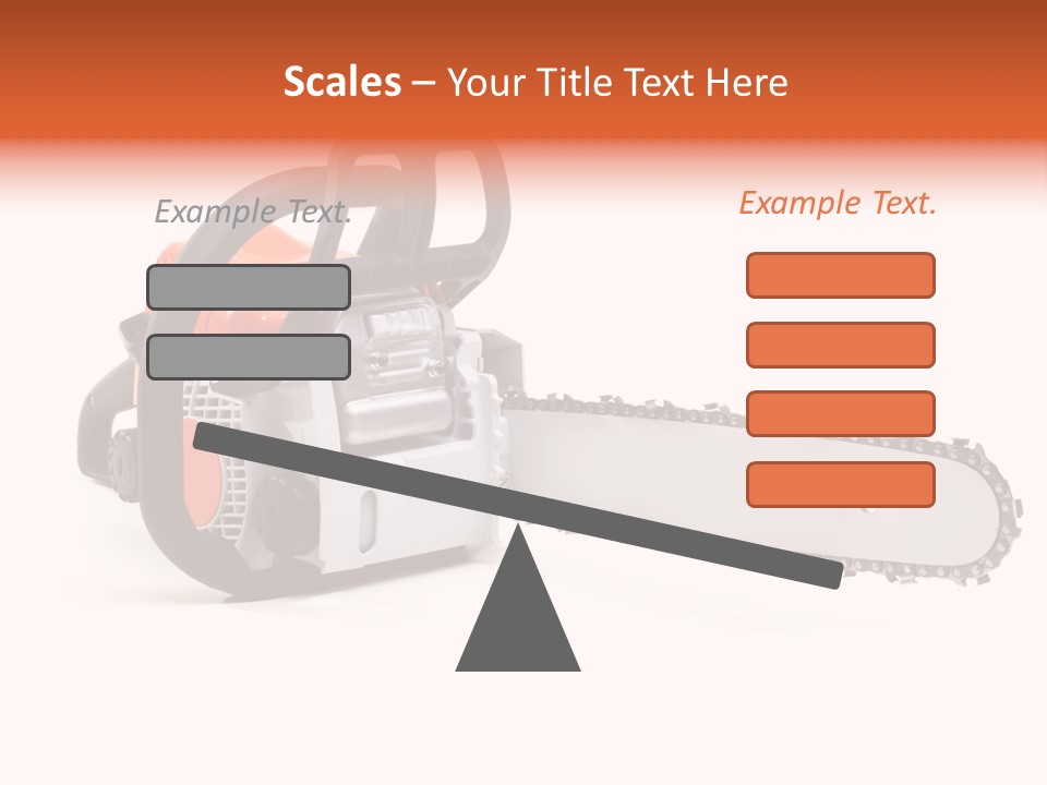Construction Orange Industry PowerPoint Template