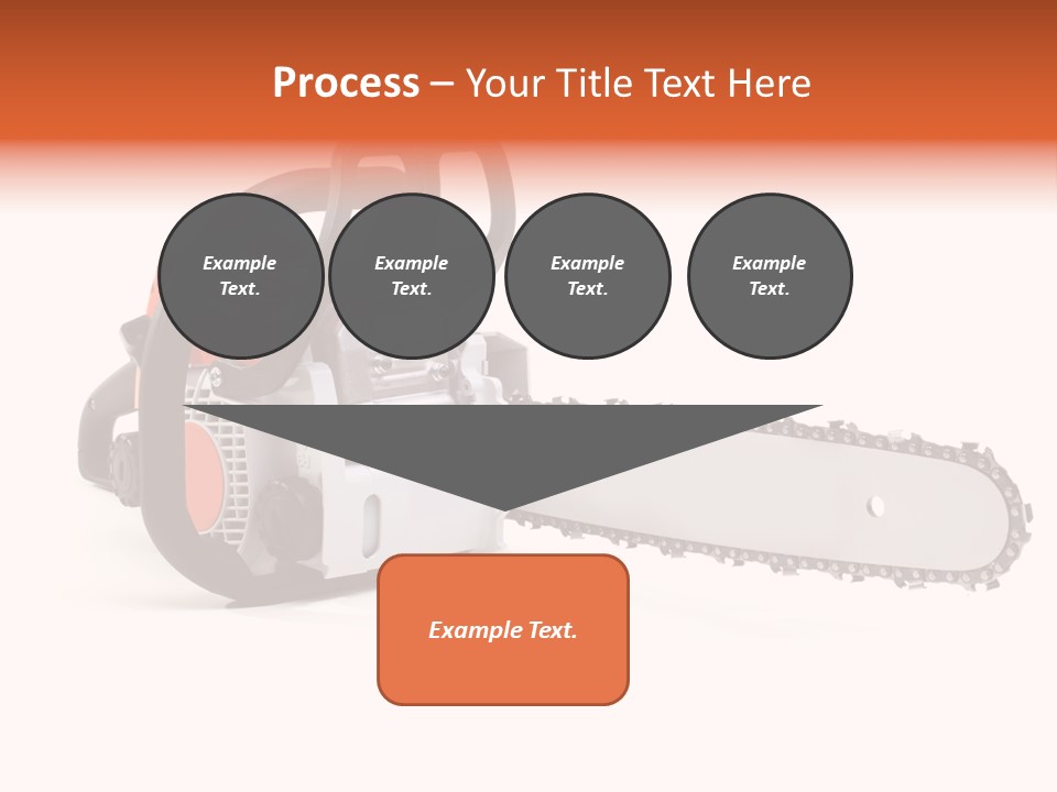 Construction Orange Industry PowerPoint Template