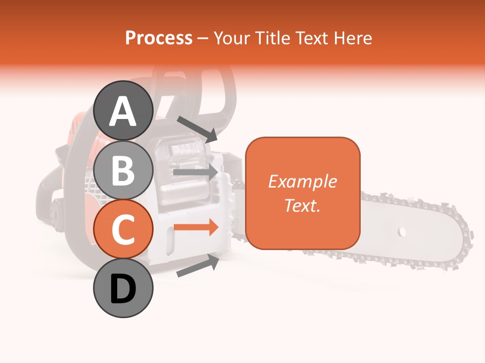 Construction Orange Industry PowerPoint Template