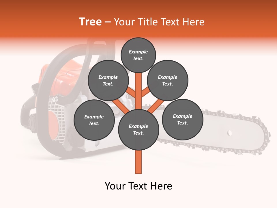 Construction Orange Industry PowerPoint Template