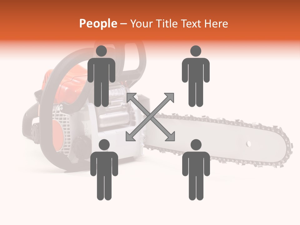 Construction Orange Industry PowerPoint Template