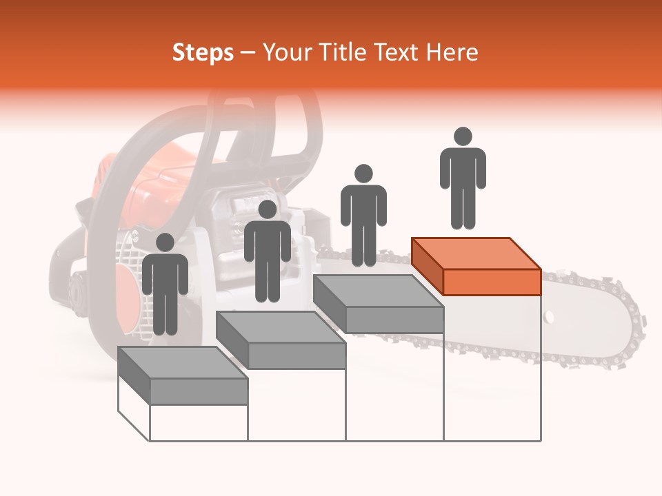 Construction Orange Industry PowerPoint Template