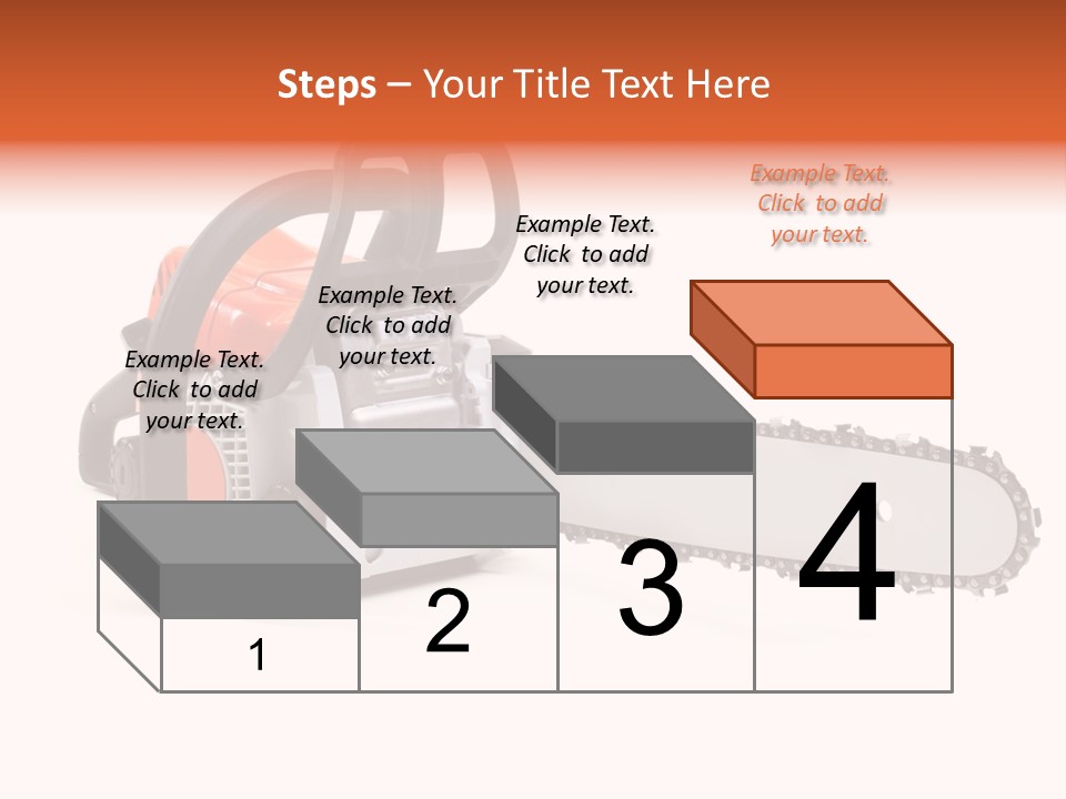 Construction Orange Industry PowerPoint Template