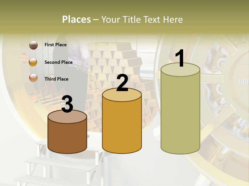 Money Strength Render PowerPoint Template