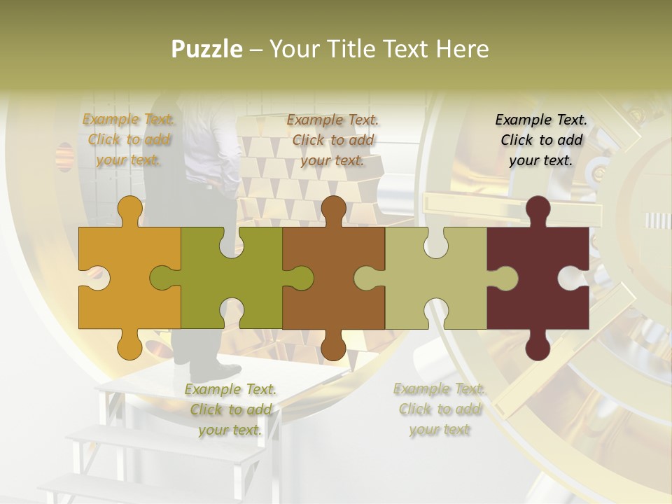 Money Strength Render PowerPoint Template