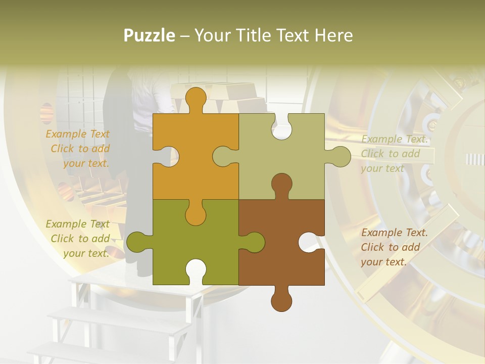 Money Strength Render PowerPoint Template