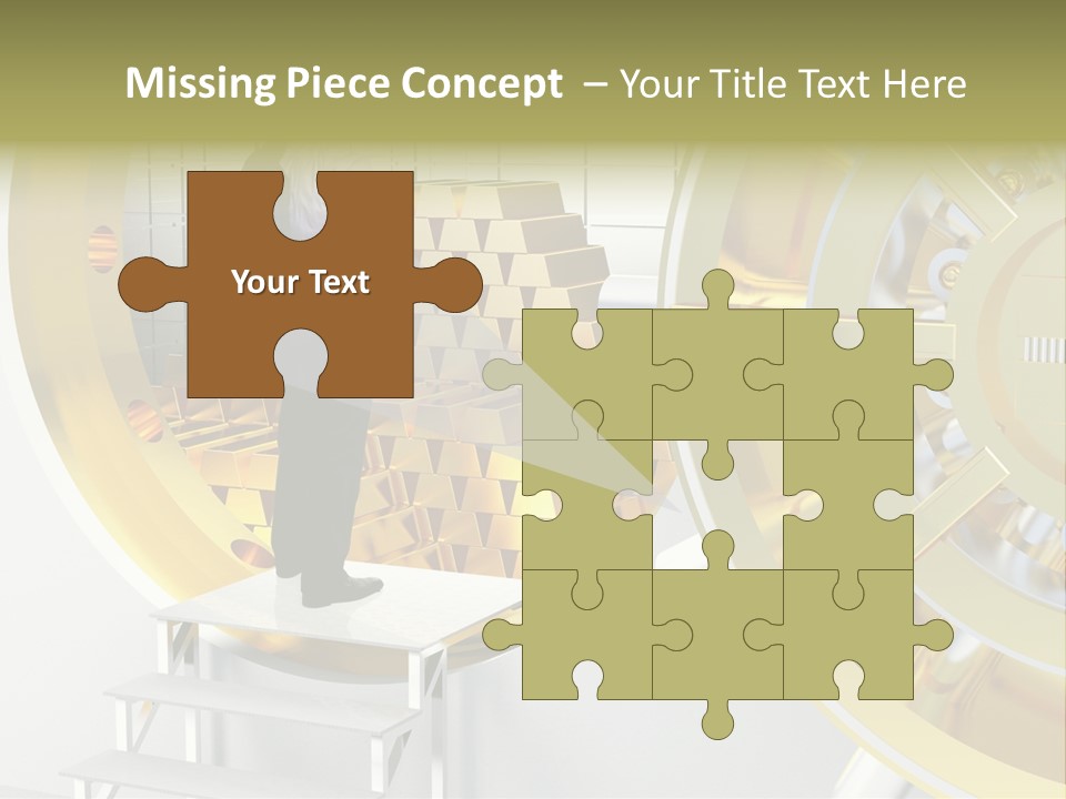 Money Strength Render PowerPoint Template