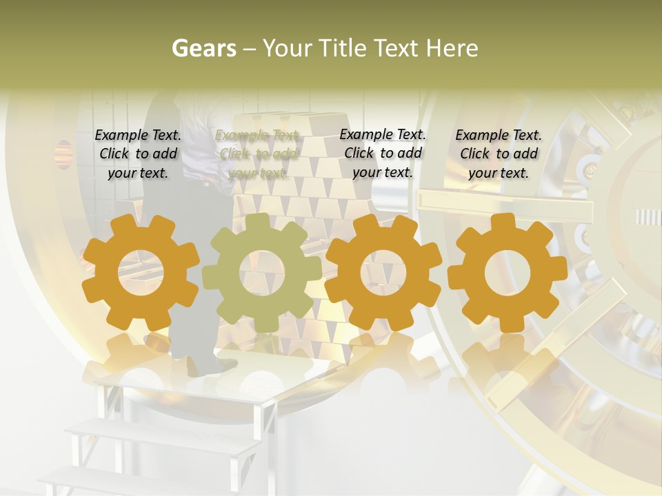 Money Strength Render PowerPoint Template