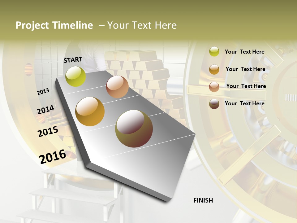 Money Strength Render PowerPoint Template