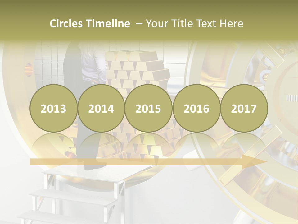 Money Strength Render PowerPoint Template