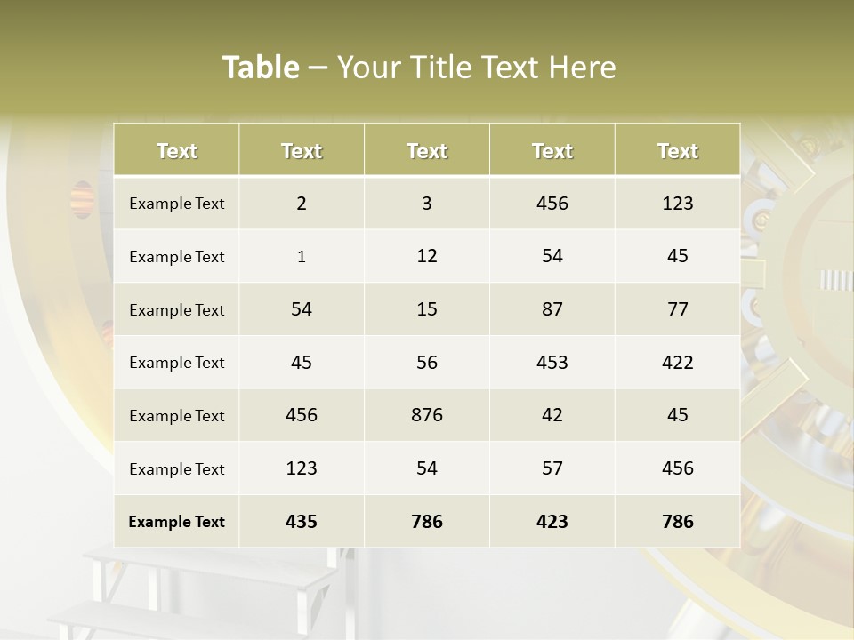 Money Strength Render PowerPoint Template