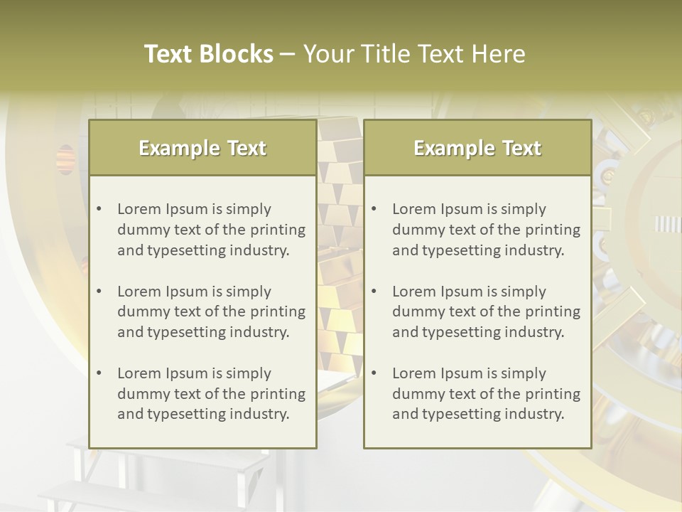 Money Strength Render PowerPoint Template
