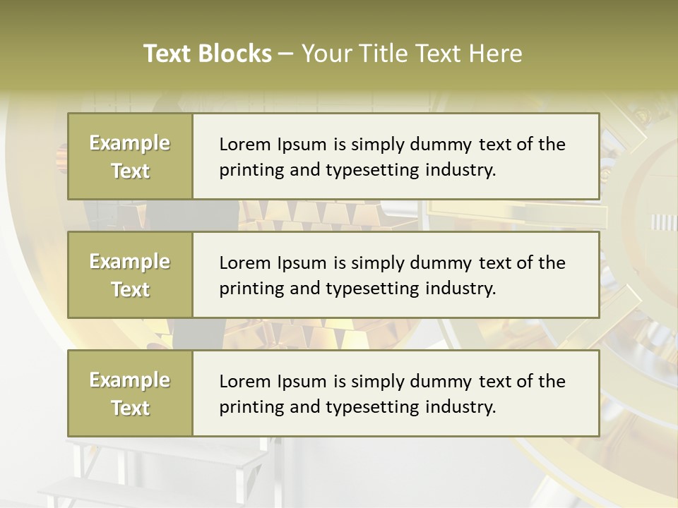 Money Strength Render PowerPoint Template