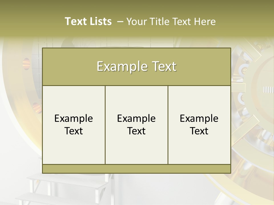 Money Strength Render PowerPoint Template
