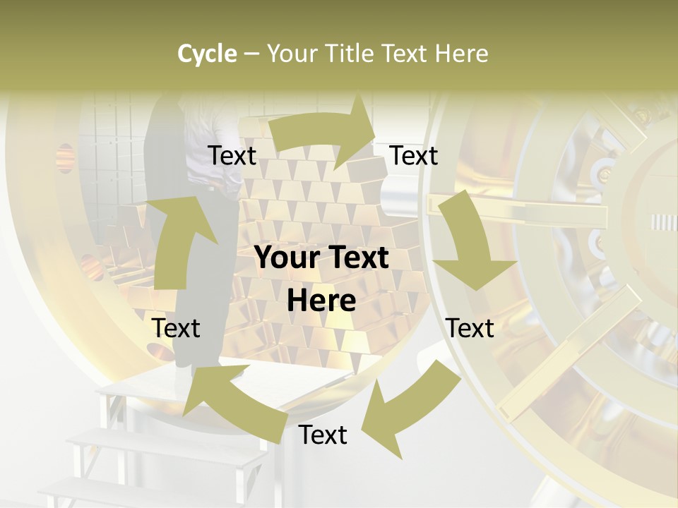 Money Strength Render PowerPoint Template