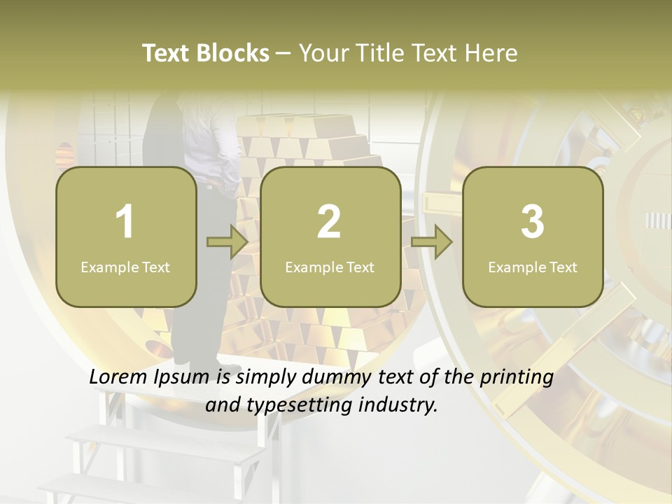 Money Strength Render PowerPoint Template