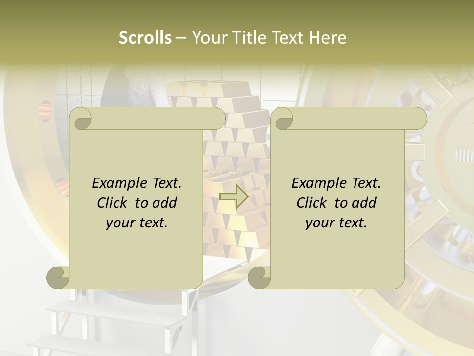 Money Strength Render PowerPoint Template