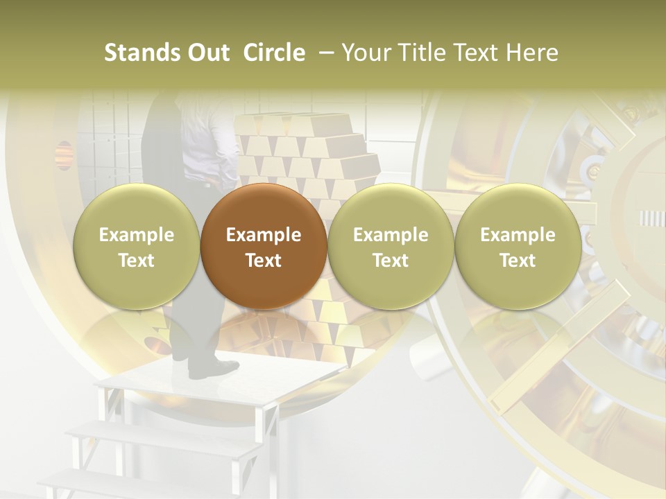 Money Strength Render PowerPoint Template