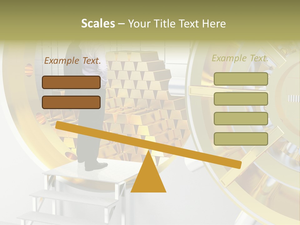 Money Strength Render PowerPoint Template