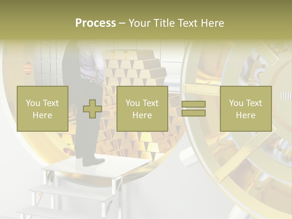 Money Strength Render PowerPoint Template