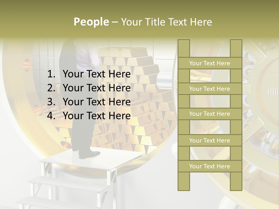 Money Strength Render PowerPoint Template