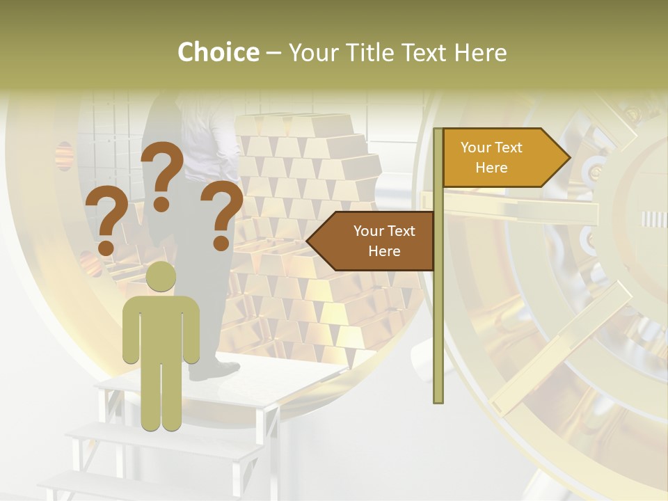 Money Strength Render PowerPoint Template