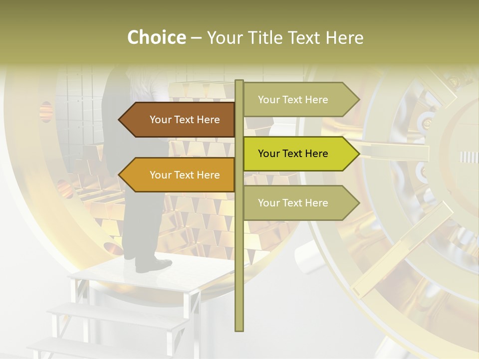 Money Strength Render PowerPoint Template