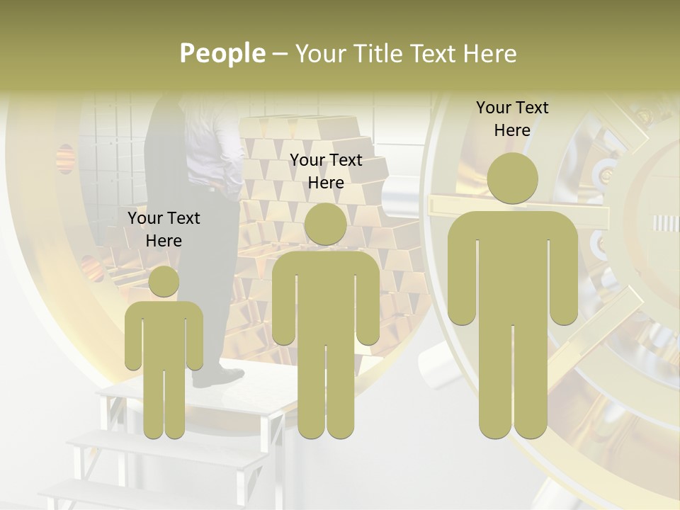 Money Strength Render PowerPoint Template