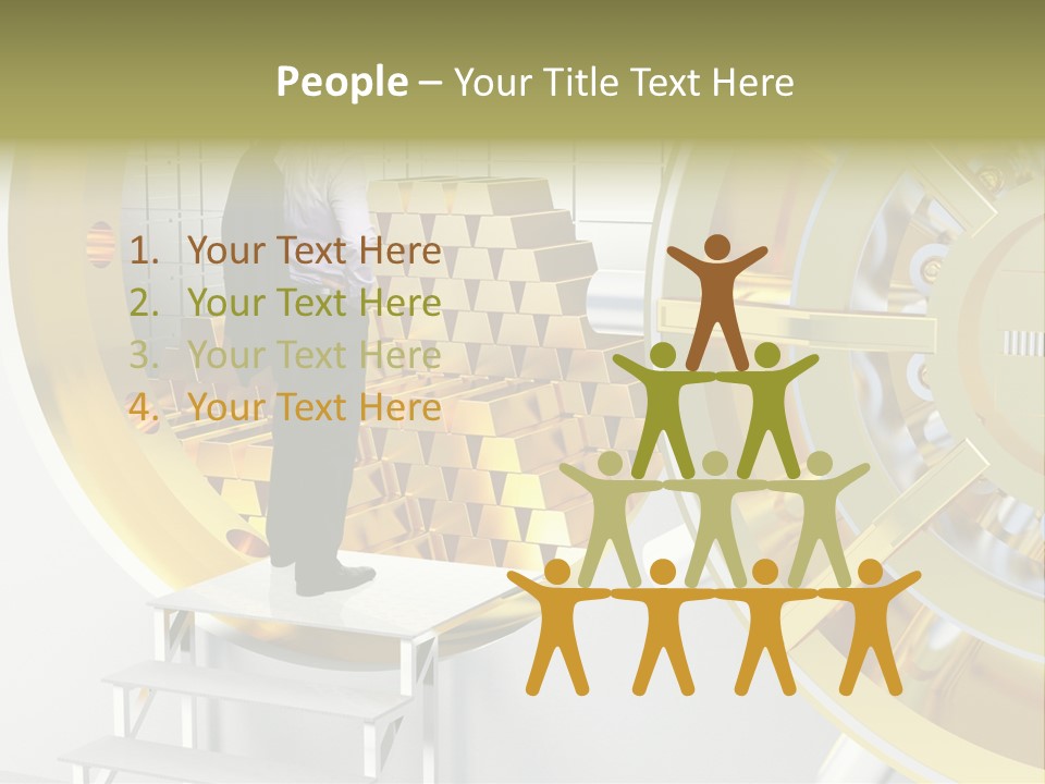 Money Strength Render PowerPoint Template