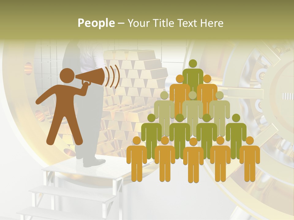 Money Strength Render PowerPoint Template