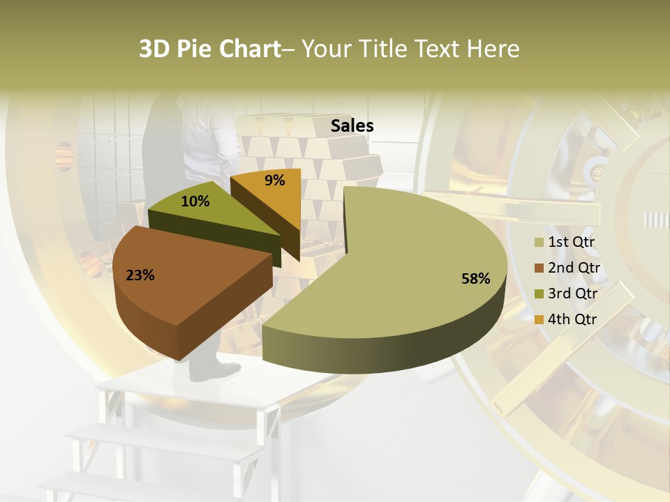 Money Strength Render PowerPoint Template