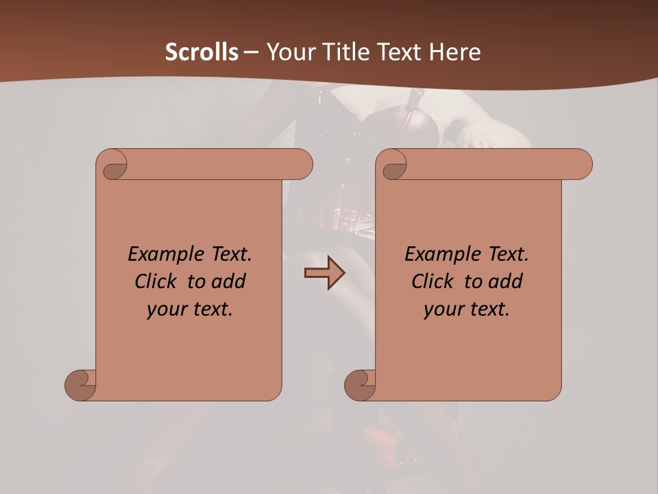 Victorien Masque Bottes PowerPoint Template