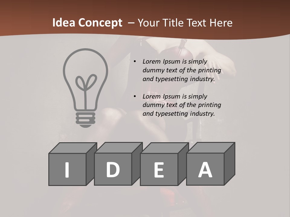 Victorien Masque Bottes PowerPoint Template