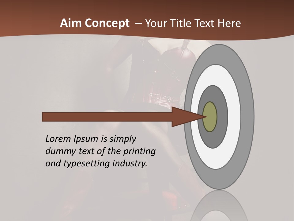 Victorien Masque Bottes PowerPoint Template