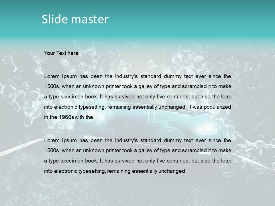Flush Gloss Dirty PowerPoint Template