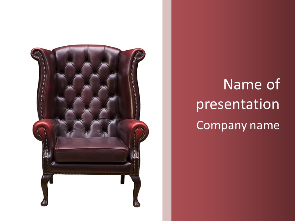 Carved White Classic PowerPoint Template