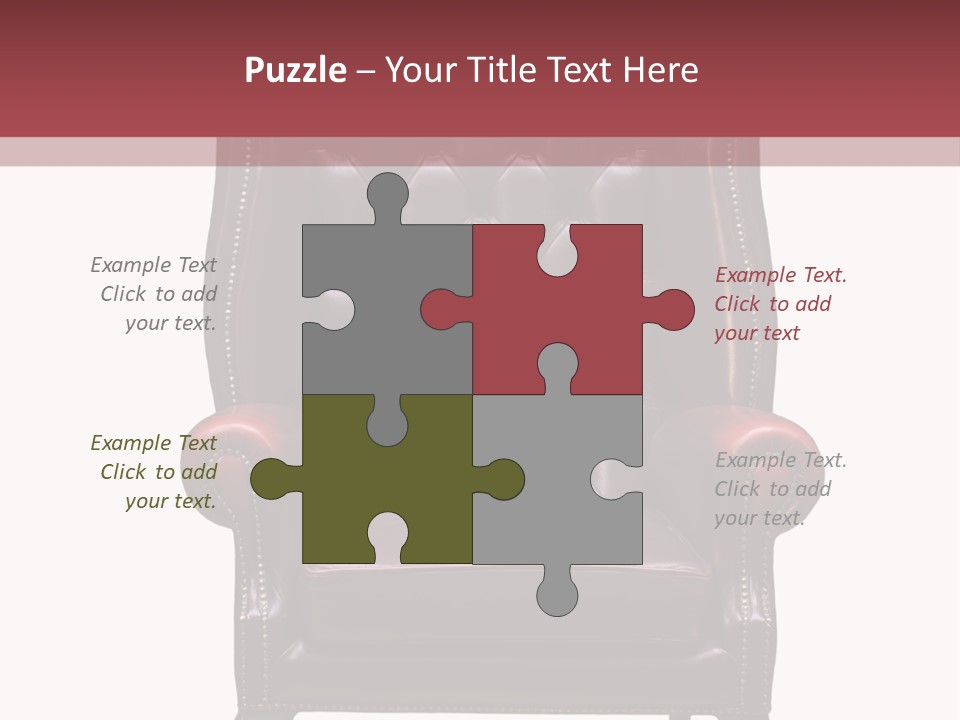 Carved White Classic PowerPoint Template