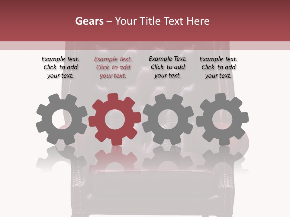 Carved White Classic PowerPoint Template