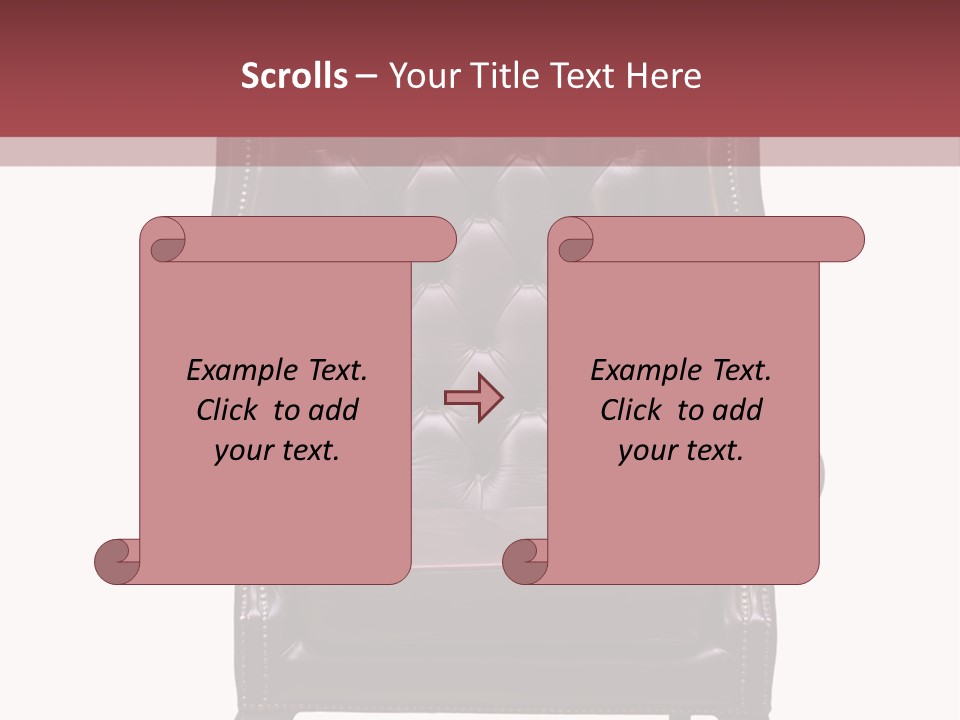Carved White Classic PowerPoint Template