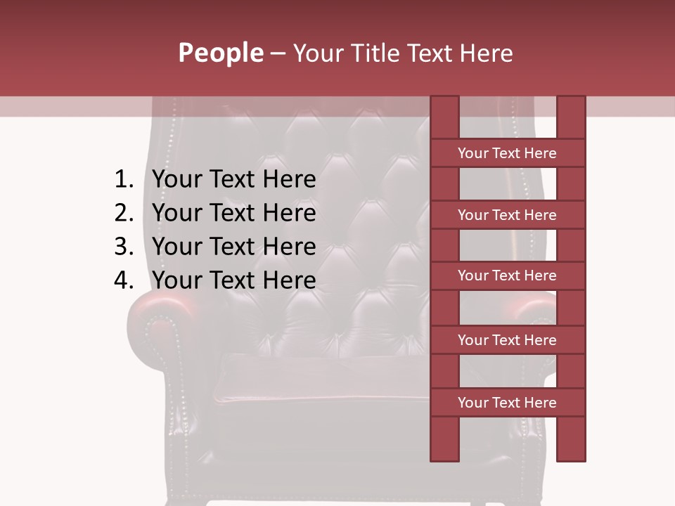 Carved White Classic PowerPoint Template